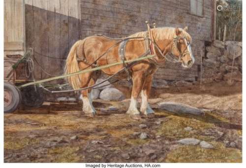68180: Mitch Billis (American, b. 1937) Chub Watercolor