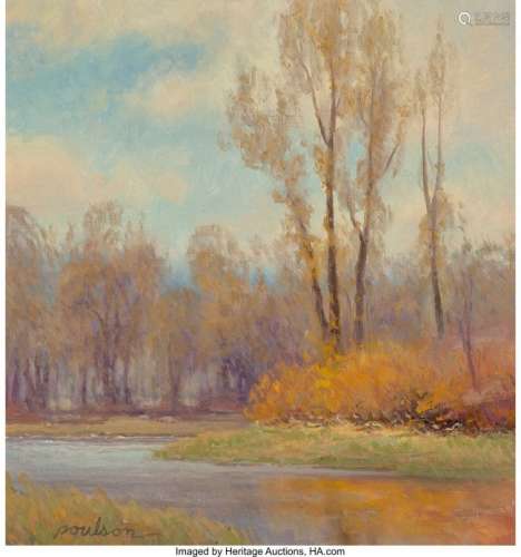68236: James Poulson (American, b. 1955) Boulder River