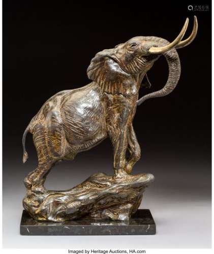 68255: Kent Ullberg (American, b. 1945) Elephant Bronze