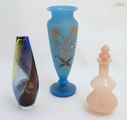 A Swedish Flygsfors 'Flamingo' vase designed by Viktor