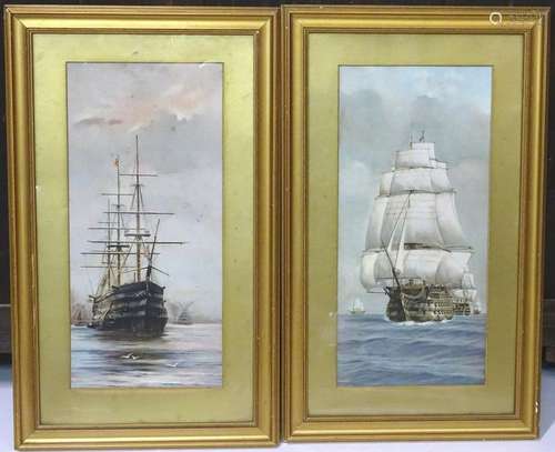 A pair of 19thC lithographs in colour;  British