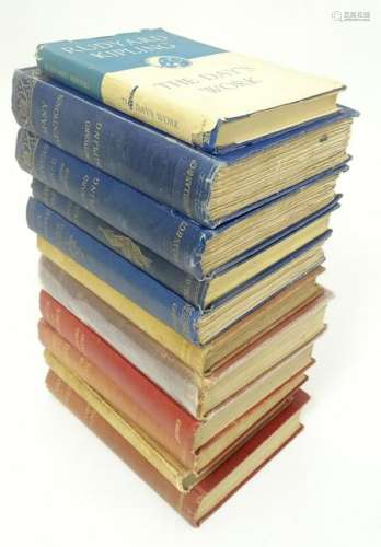 Books: A quantity of texts by Rudyard Kipling, titles