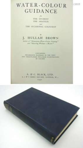 Book : J Hullah Brown Water-Colour Guidance For the