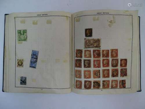 Stamps: A Triumph stamp album , containing several