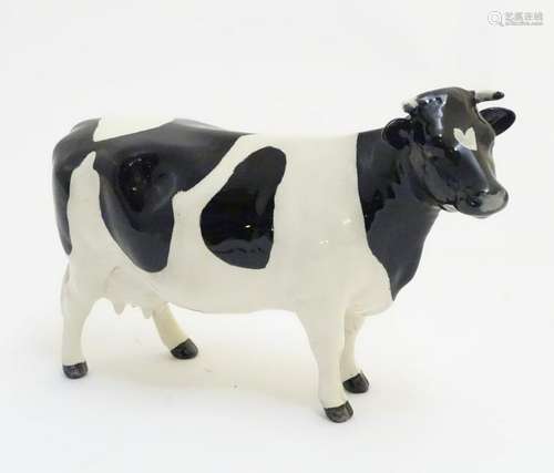 A Beswick Friesian Claybury Leegwater (CH) black and