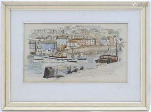 Gareth J. Picton, XX, Cornish School, Watercolour,