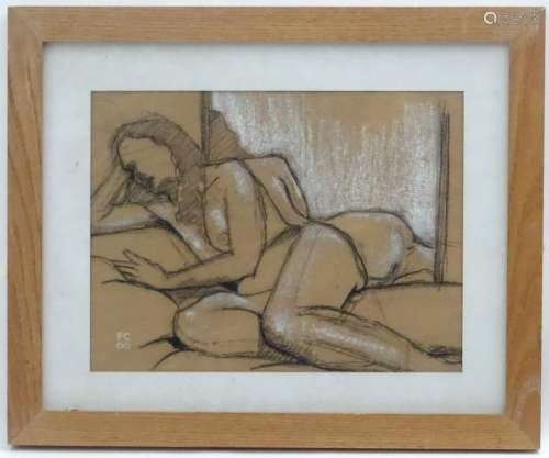 PC, (20)00, Coloured chalks and charcoal, Reclining