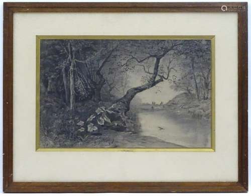 Joseph Hoger (1801-1877), Austrian, Pencil, Vista