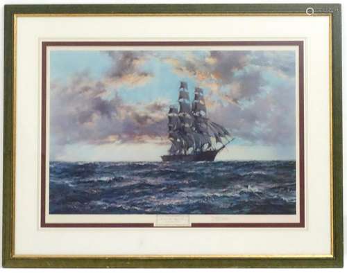 After Montague Dawson (1875-1973), Signed limited