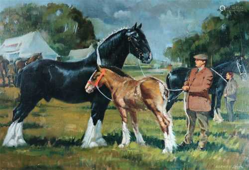 Air Vice Marshal Norman Hoad, Shire Horses