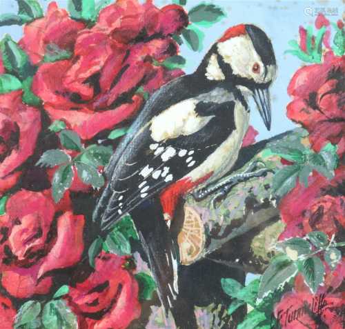 Charles Frederick Tunnicliffe (1901 - 1979), Woodpecker