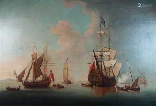 British school, 18th century, marine scene