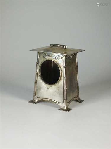A Liberty & Co Cymric silver clock case