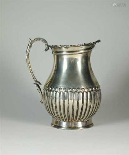 An Egyptian silver water jug