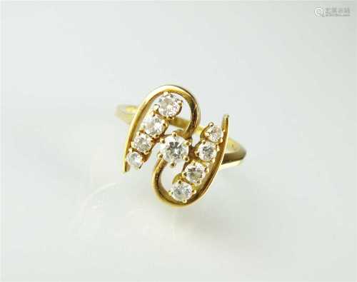 A diamond dress ring