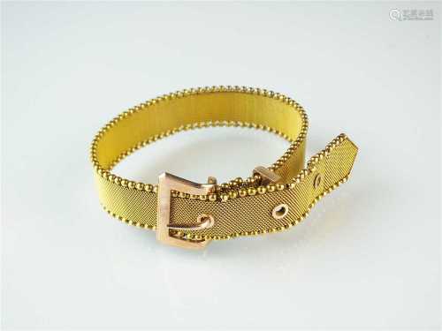 A Victorian buckle bracelet