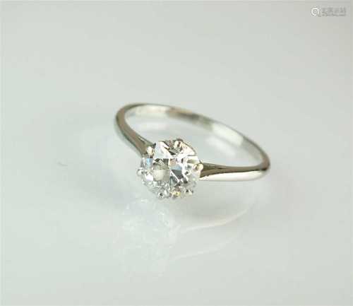 A single stone diamond ring