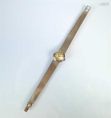 An 18ct White Gold Ladies Omega Wristwatch