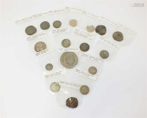 A collection of French silver coins