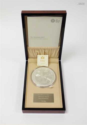 The Britannia 2017 U.K. twenty ounce silver proof coin