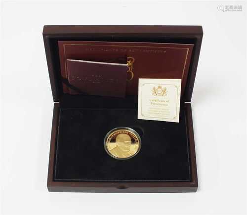 Jersey, The Prince Philip 70 years of service gold proof £5 coin