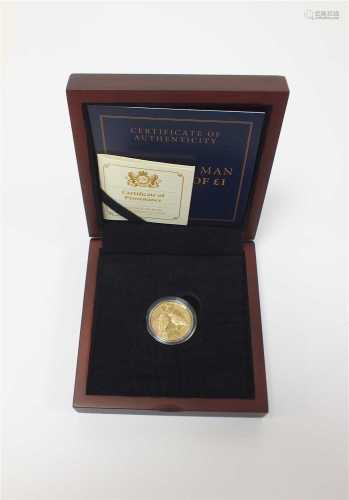 Isle of Man 2017 gold proof one pound coin