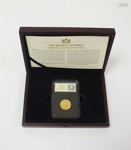 Queen Victoria original Australian sovereign