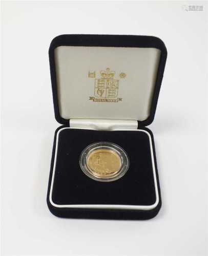 Elizabeth II 2005 gold proof sovereign