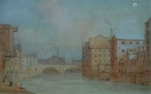 William Westall (1781-1850), New Bailey Bridge, Manchester
