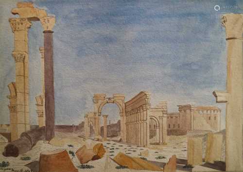 19th Century Middle Eastern Archaeological Landscapes, including Palmyra and Jerusalem