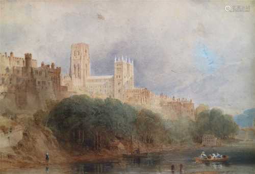 19th Century watercolours, monuments across England and Wales, including Durham