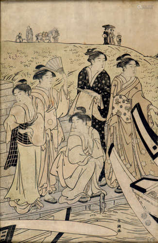 D'après Torii KIYONAGA (1752 1815)