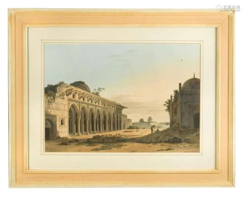 After Thomas and William Daniell, RA The Interior of an Excavated Indian Temple on the Island of