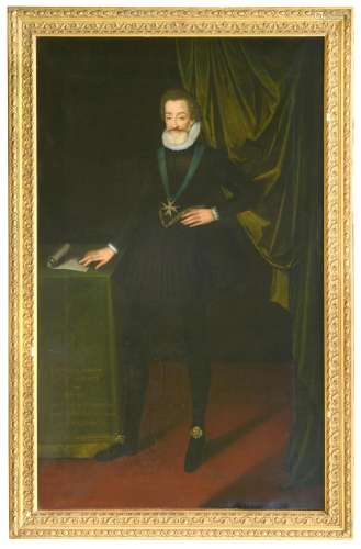Follower of Jacob Bunel (French, 1558–1614) Portrait of King Henri IV of France (1553-1610),
