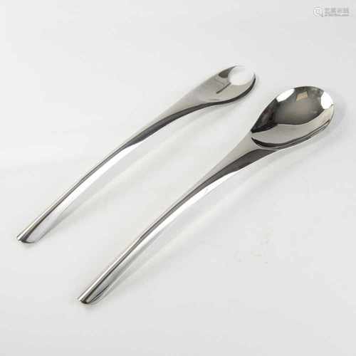 Lino Sabattini, 'Instrumenta' salad cutlery, 1978Lino Sabattini, 'Instrumenta' salad cutlery,