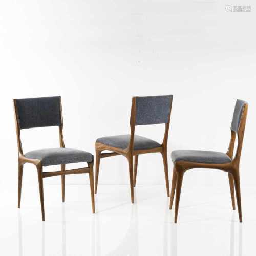 Carlo De Carli, Three '671' chairs, 1957Three '671' chairs, 1957H. 84.5 x 46.5 x 53.5 cm. Made by