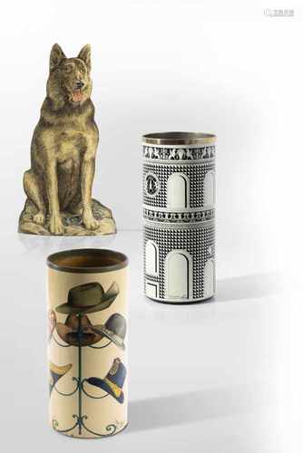 Piero Fornasetti, Umbrella stand, 1950s Umbrella stand, 1950s 'Facciata quattrocentesca' umbrella