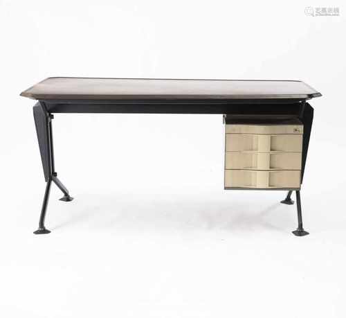 Studio B.B.P.R., 'Arco' desk, 1963'Arco' desk, 1963H. 77.5 x 159.5 x 79.5 cm. Made by Olivetti,