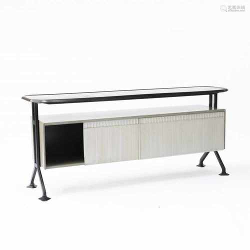 Studio B.B.P.R., 'Arco' sideboard, 1963'Arco' sideboard, 1963H. 78.5 x 180 x 41.5 cm. Made by