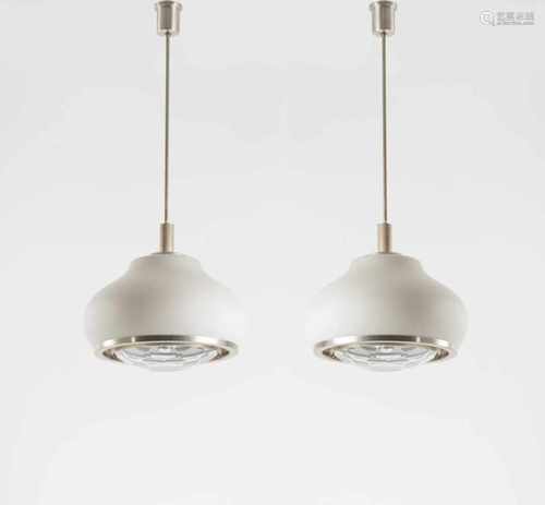 Pia Guidetti Grippa, Two ceiling lights, 1960sTwo ceiling lights, 1960sH. 115 cm, D. 50 cm. Made