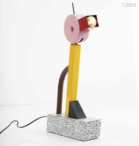 Ettore Sottsass, 'Tahiti' table light, 1981'Tahiti' table light, 1981H. 66.5 cm. Made by Memphis,