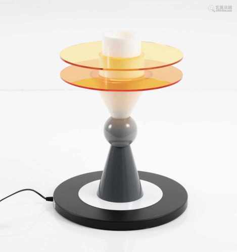 Ettore Sottsass, 'Bay' table light, 1983'Bay' table light, 1983H. 51.5 cm, D. 40.5 cm. Made by