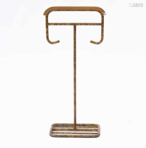 Thonet, Frankenberg, Valet stand, c. 1930Valet stand, c. 1930H. 101.5 x 48 x 28.5 cm. Tubular metal,