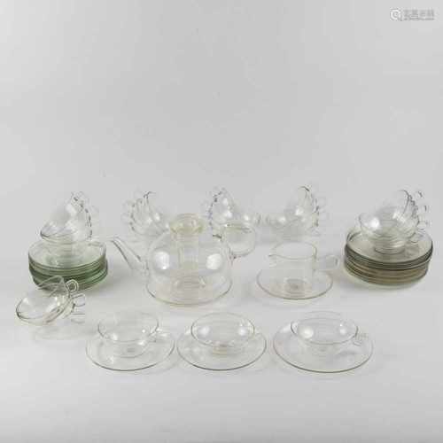 Wilhelm Wagenfeld, Tea set, 1930/31, 1933Tea set, 1930/31, 193360 pieces. H. 4-13.8 cm; D. 16.6-20