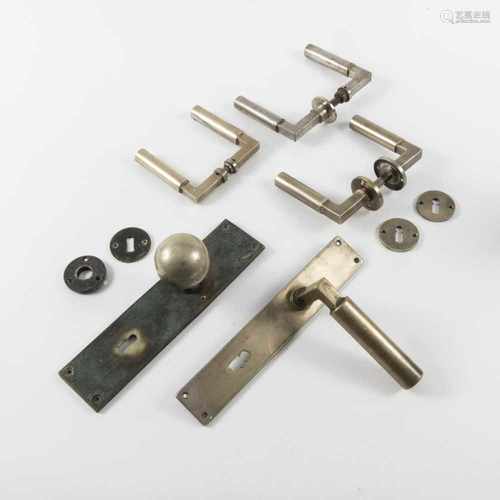 Walter Gropius, Three pairs of door handles, 1923Three pairs of door handles, 1923Three pairs of