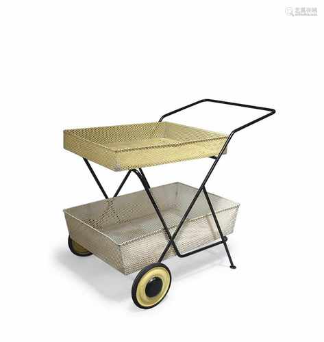 Vereinigte Werkstatten Munich, Cart, 1950sCart, 1950sServing cart, 1950s. H. 72.5 x 84.5 x 46 cm.