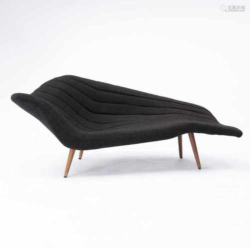 Hans Hartl, 'Soloform 5008' chaise longue, 1954'Soloform 5008' chaise longue, 1954H. 75 x 176 x 85