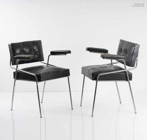 Alain Richard, Two armchairs, 1954Two armchairs, 1954H. 75.5, x 63 x 55.5 cm. Made by Edition