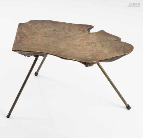 Carl Auböck, 'Tree trunk' table, c. 1955'Tree trunk' table, c. 1955H. 36 x 56 x 33 cm. Made by