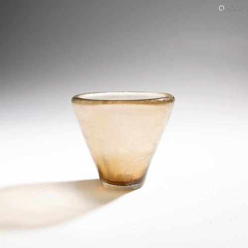 Carlo Scarpa, 'Corroso' vase, c. 1936'Corroso' vase, c. 1936Funnel shape. H. 11 cm. Execution: